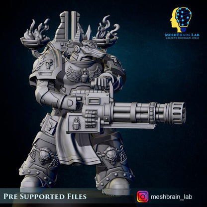 Marine Reapers of the thousand souls Squad | Chaos | 32mm | Meshbrain Labs