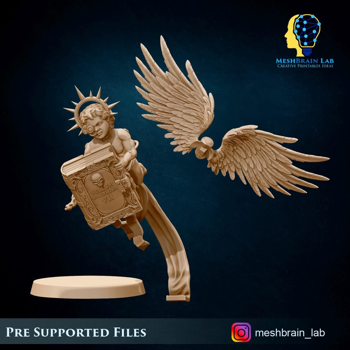 Cyber Servitor Mod | Imperial Marines | Inquisition | 32mm | Meshbrain Labs