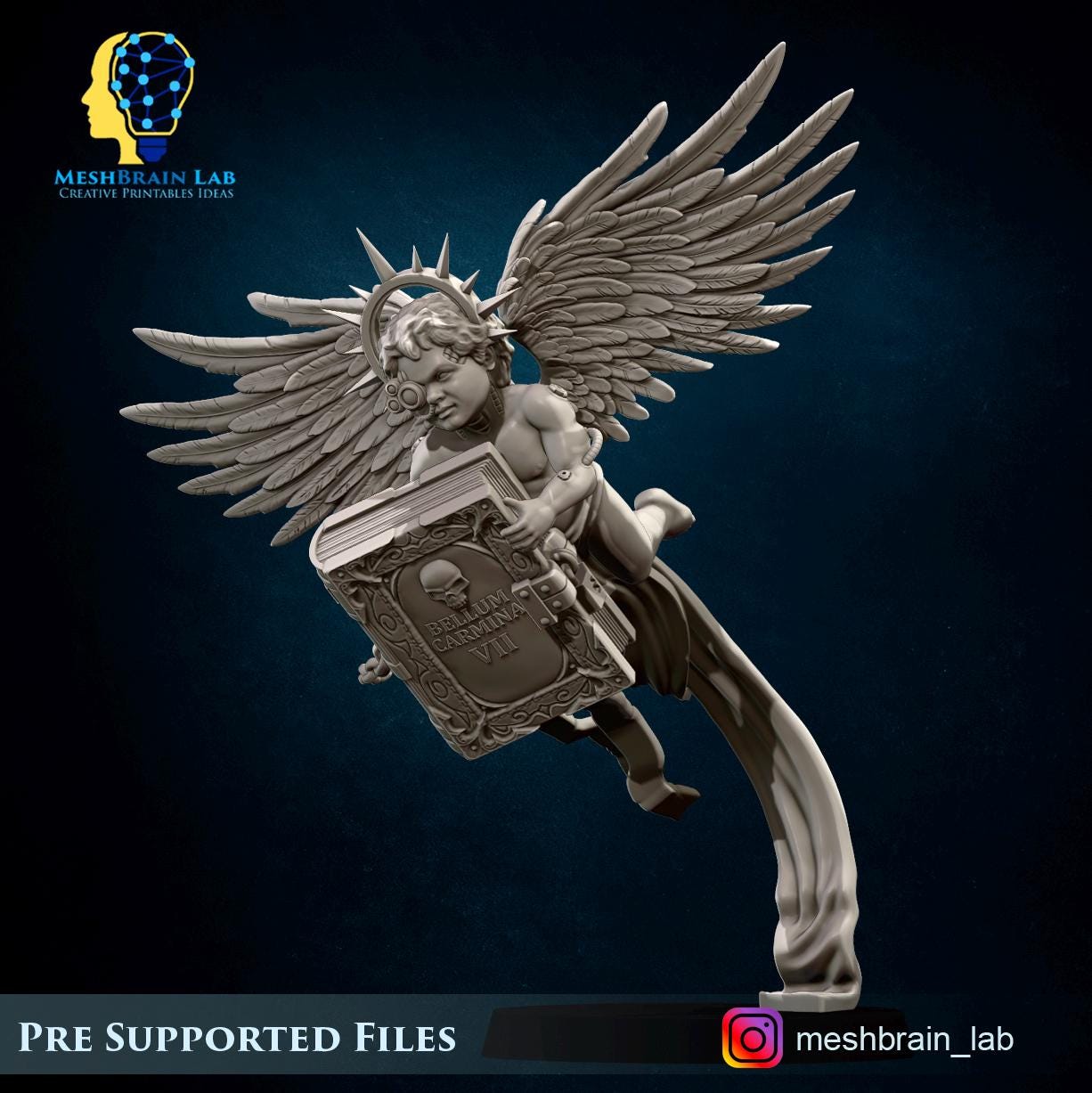 Cyber Servitor Mod | Imperial Marines | Inquisition | 32mm | Meshbrain Labs