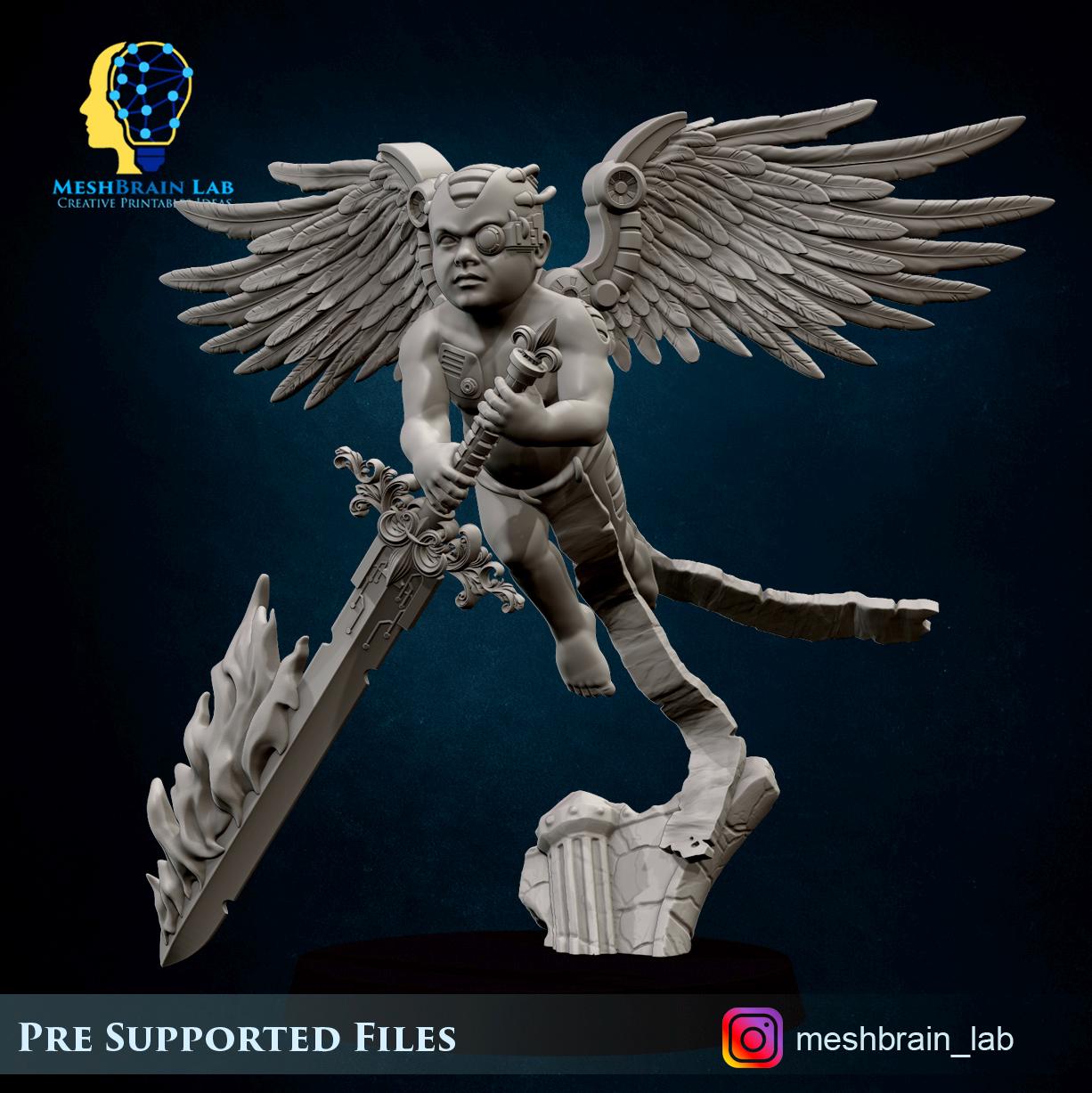 Cyber Servitor Mod | Imperial Marines | Inquisition | 32mm | Meshbrain Labs