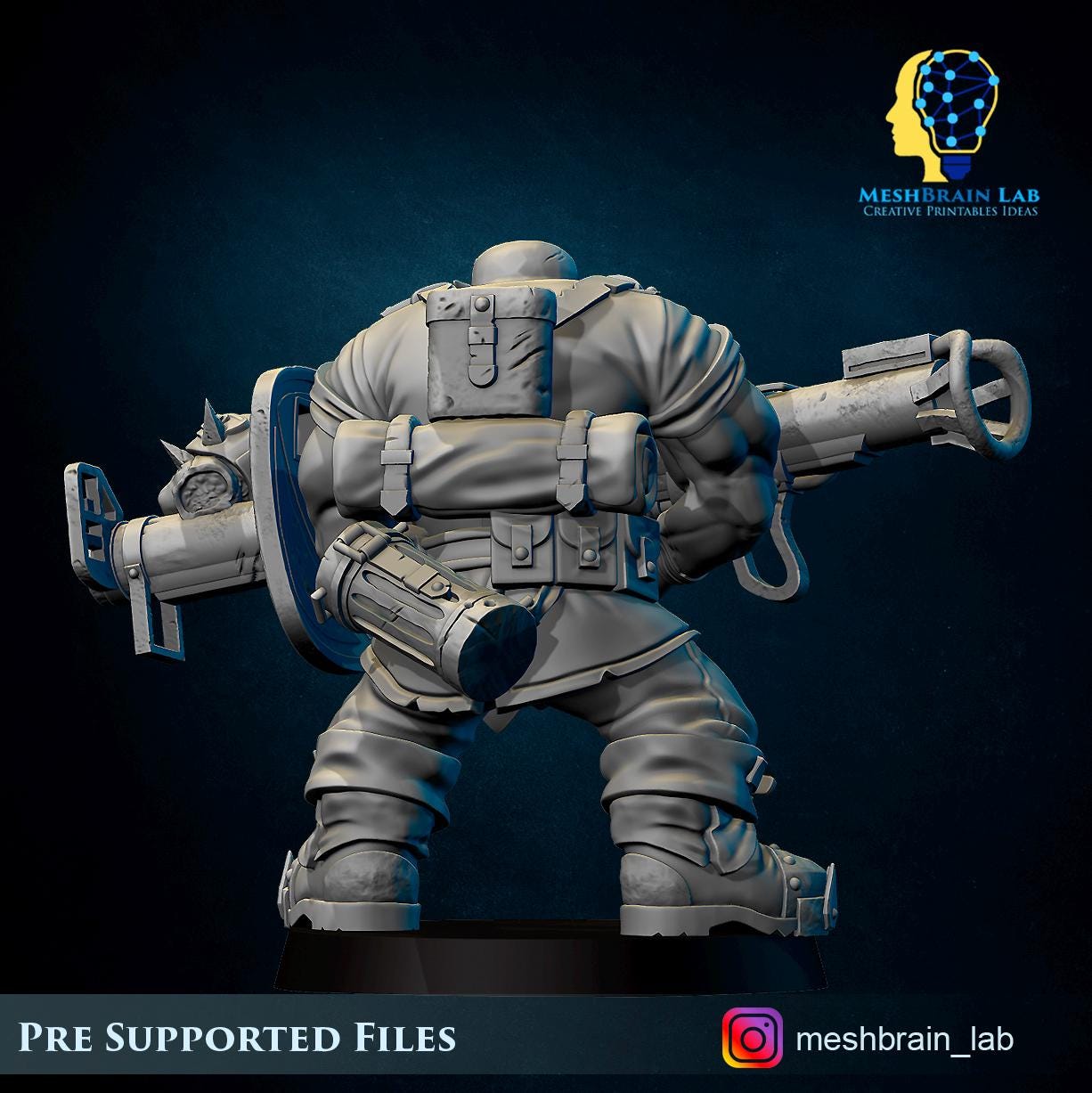 Ork Tank Hunter Panzerschreck | Orks | 32mm | Meshbrain Labs