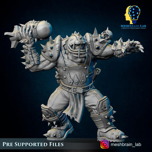 Ork Tank Hunter with old school attack technique | Orks | 32mm | Meshbrain Labs