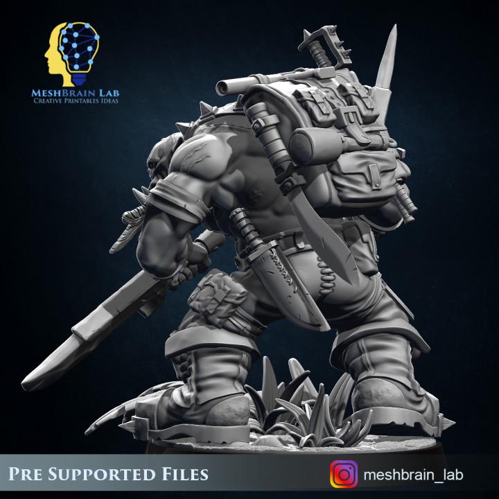 Ork Kommando Slayer | Orks | 32mm | Meshbrain Labs