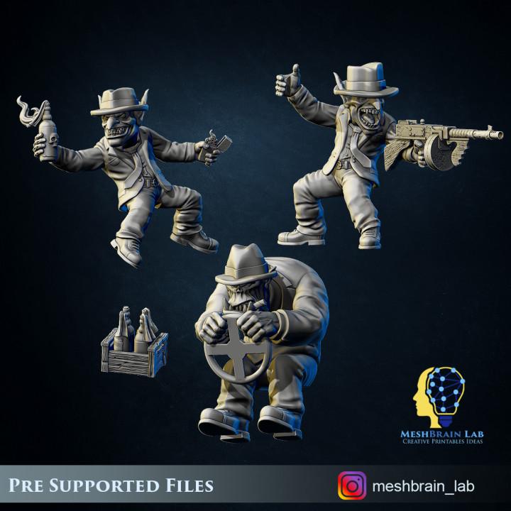 Ork Bulletproof Junk & Gang of Nuts | Orks | 32mm | Meshbrain Labs