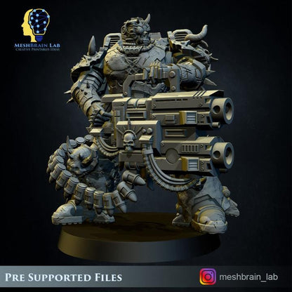 Doom Marines Squad | Chaos | 32mm | Meshbrain Labs