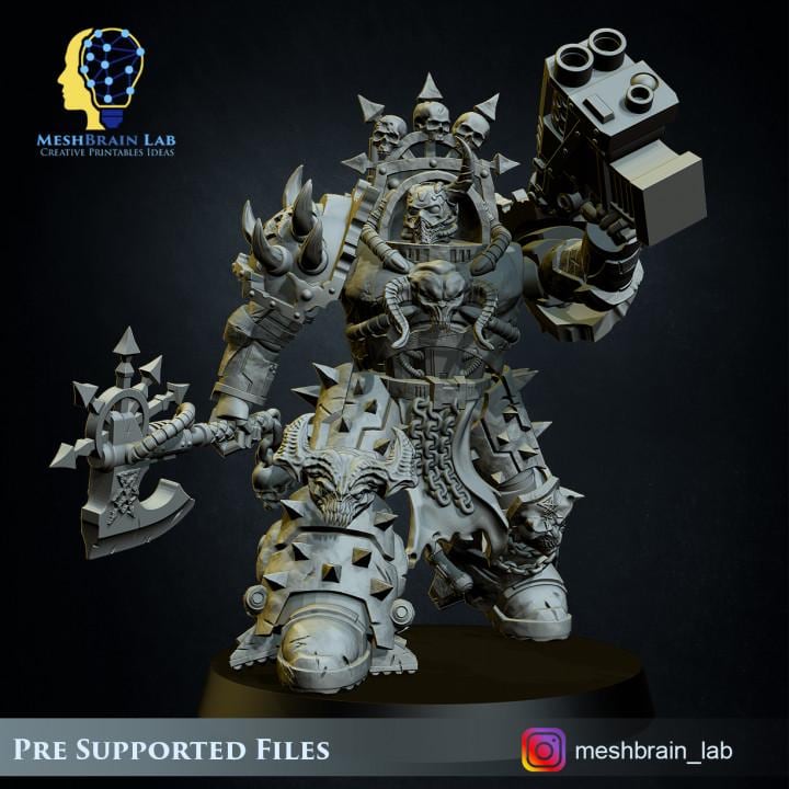 Doom Marines Terminators | Chaos | 32mm | Meshbrain Labs