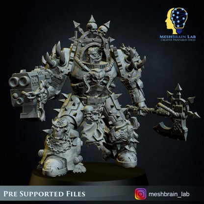 Doom Marines Terminators | Chaos | 32mm | Meshbrain Labs