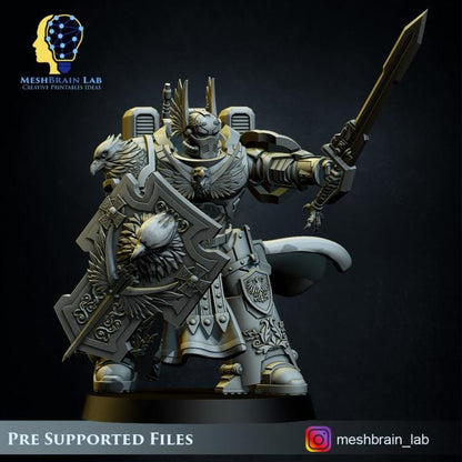 Imperial Marine Sworn Guard | Imperial Marines | 32mm | Meshbrain Labs