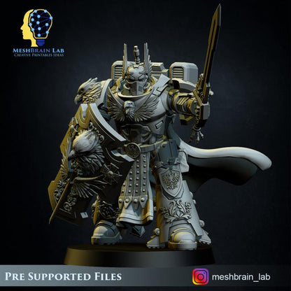 Imperial Marine Sworn Guard | Imperial Marines | 32mm | Meshbrain Labs