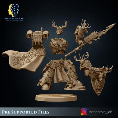 Imperial Marine Master of the order | Imperial Marines | 32mm | Meshbrain Labs