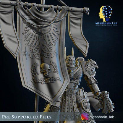 Imperial Marine Master of the order | Imperial Marines | 32mm | Meshbrain Labs