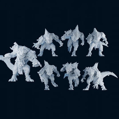 Lizardmen Team | Fantasy Football | Lizard Team | Brutefun Miniatures