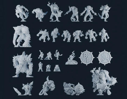 Underworld Team | Fantasy Football | Rat Team | Brutefun Miniatures