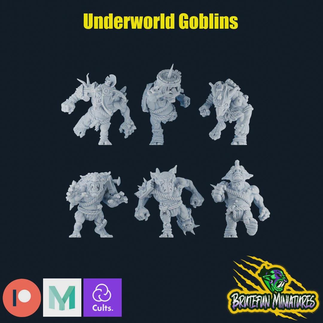 Underworld Team | Fantasy Football | Rat Team | Brutefun Miniatures