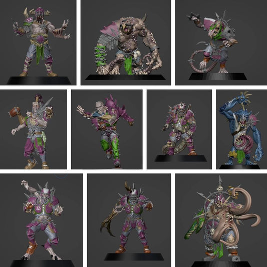 Reviled Rejects | Fantasy Football | Chaos Team | Brutefun Miniatures
