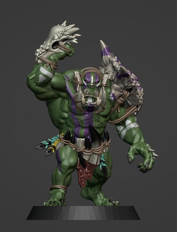 Savage Orc Team | Fantasy Football | Orc Team | Brutefun Miniatures