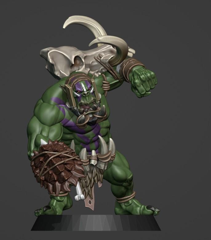Savage Orc Team | Fantasy Football | Orc Team | Brutefun Miniatures