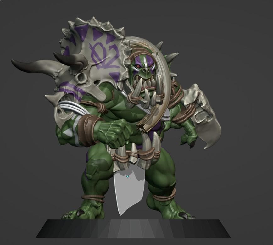 Savage Orc Team | Fantasy Football | Orc Team | Brutefun Miniatures