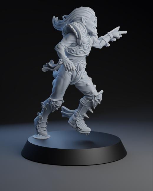 Twin Elf Star Player | Fantasy Football | Elf Team | Brutefun Miniatures