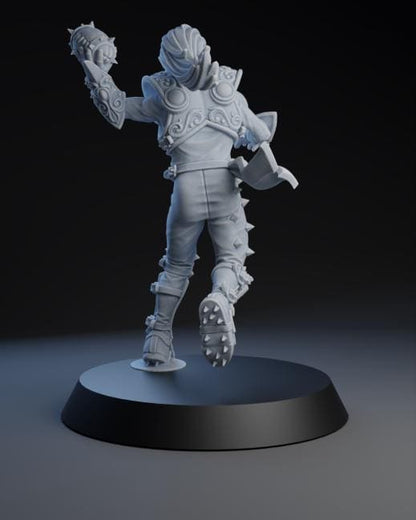 Twin Elf Star Player | Fantasy Football | Elf Team | Brutefun Miniatures