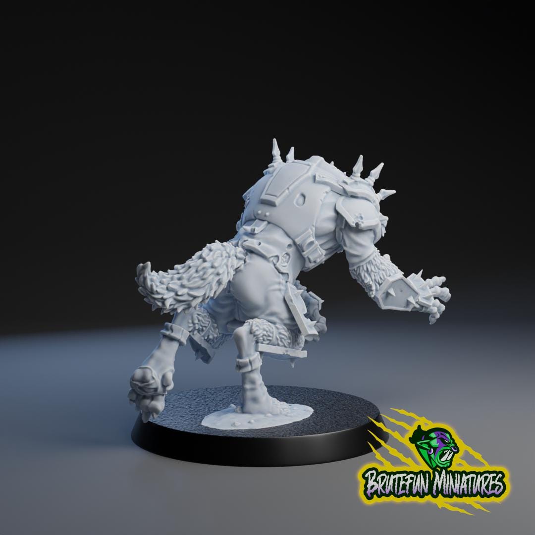 Werewolf | Fantasy Football | Bowl | Underworld Team | Brutefun Miniatures