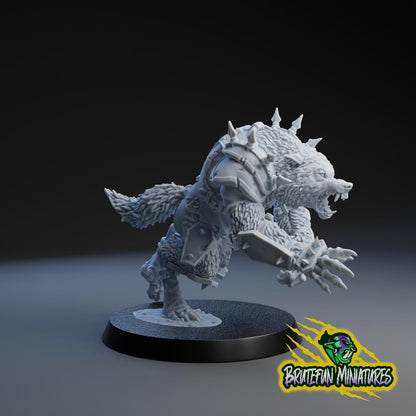 Werewolf | Fantasy Football | Bowl | Underworld Team | Brutefun Miniatures