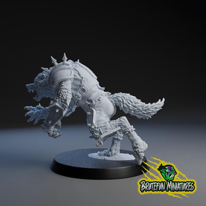 Werewolf | Fantasy Football | Bowl | Underworld Team | Brutefun Miniatures