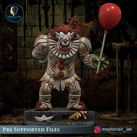 Ork Pennywaaghise, the slasher clown | Orks | 32mm | Meshbrain Labs