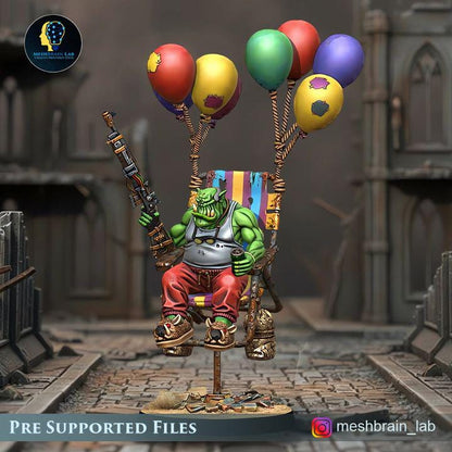 Ork Rokkit Maniacs Squad Retired Veteran | Orks | 32mm | Meshbrain Labs