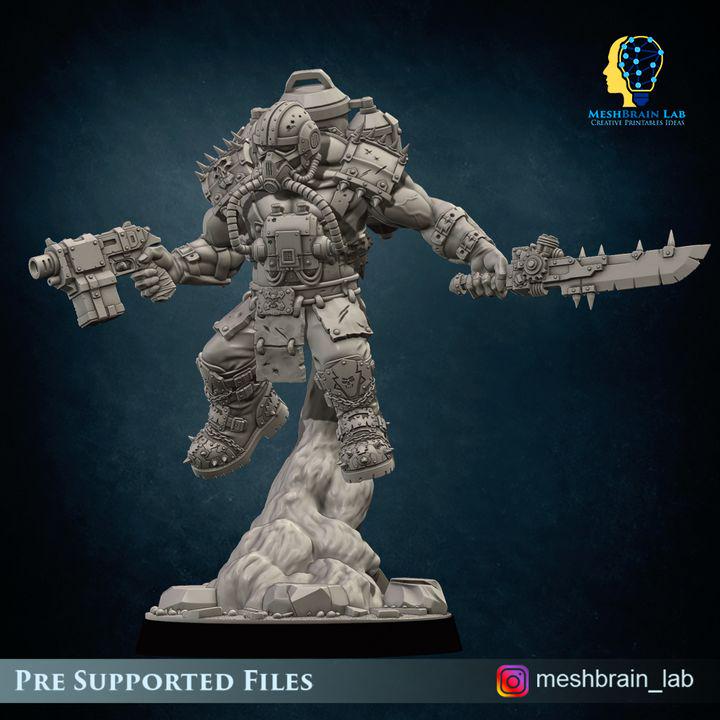 Rokkit Maniacs Orc Squad | Orks | 32mm | Meshbrain Labs