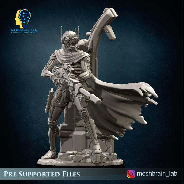 Imperial Assassin Sniper | Imperial Marines | Inquisition | 32mm | Meshbrain Labs