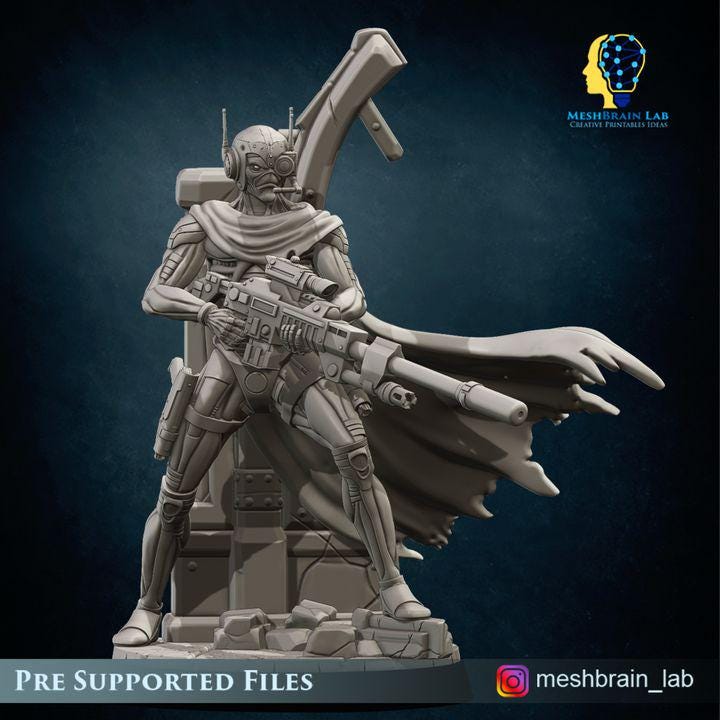 Imperial Assassin Sniper | Imperial Marines | Inquisition | 32mm | Meshbrain Labs