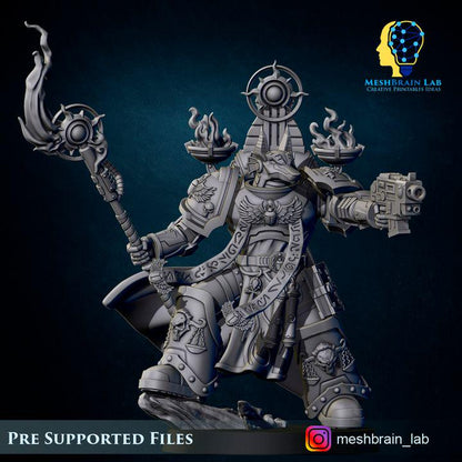 Marine Reapers of the thousand souls Squad | Chaos | 32mm | Meshbrain Labs