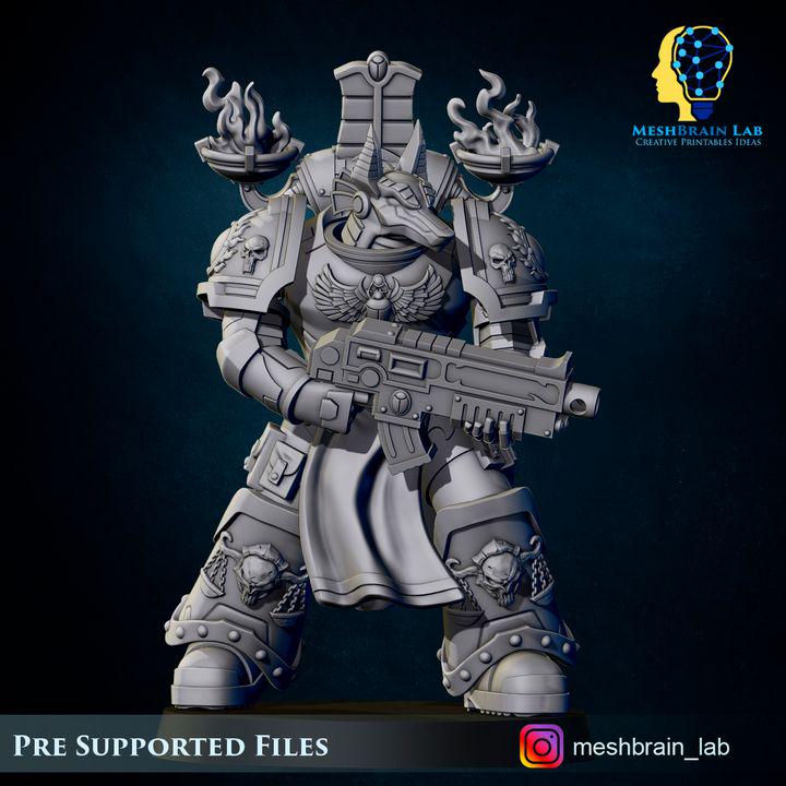 Marine Reapers of the thousand souls Squad | Chaos | 32mm | Meshbrain Labs