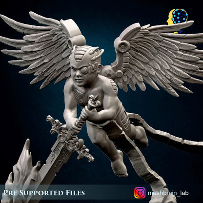 Cyber Servitor Mod | Imperial Marines | Inquisition | 32mm | Meshbrain Labs