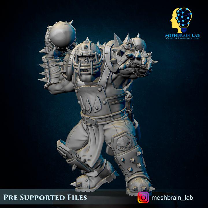 Ork Tank Hunter with old school attack technique | Orks | 32mm | Meshbrain Labs