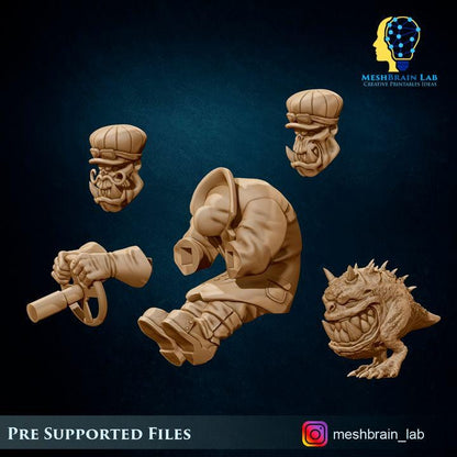 Evil Machine Race Ork car | Orks | 32mm | Meshbrain Labs