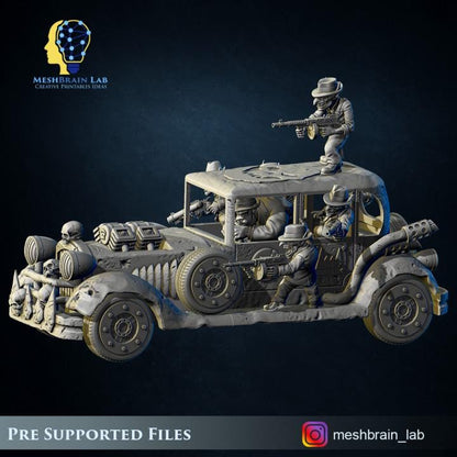 Ork Bulletproof Junk & Gang of Nuts | Orks | 32mm | Meshbrain Labs