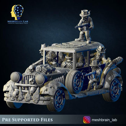 Ork Bulletproof Junk & Gang of Nuts | Orks | 32mm | Meshbrain Labs