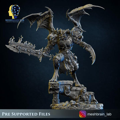 Doom Marine Rewarded by the Gods | Chaos | 32mm | Meshbrain Labs