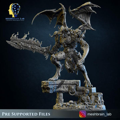 Doom Marine Rewarded by the Gods | Chaos | 32mm | Meshbrain Labs