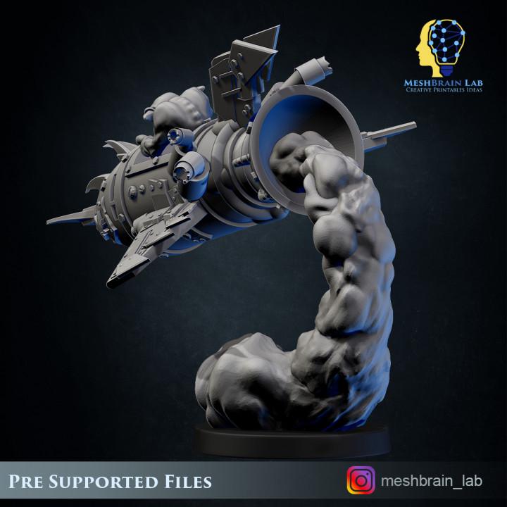 Orks- FLying rocket | Orks | 32mm | Meshbrain Labs