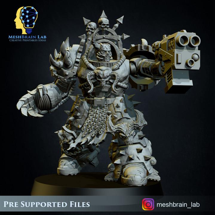 Doom Marines Terminators | Chaos | 32mm | Meshbrain Labs