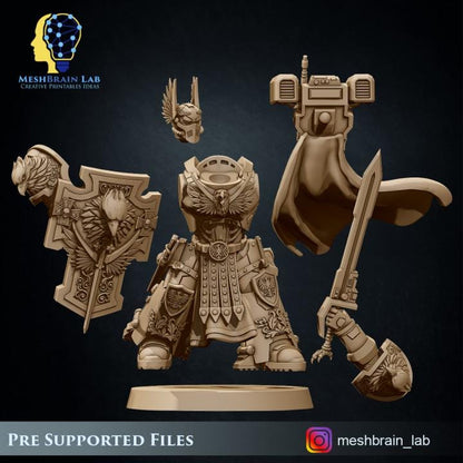 Imperial Marine Sworn Guard | Imperial Marines | 32mm | Meshbrain Labs