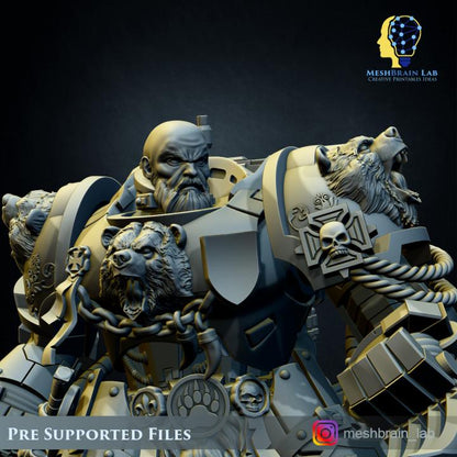 Imperial Marine Master of the order | Imperial Marines | 32mm | Meshbrain Labs