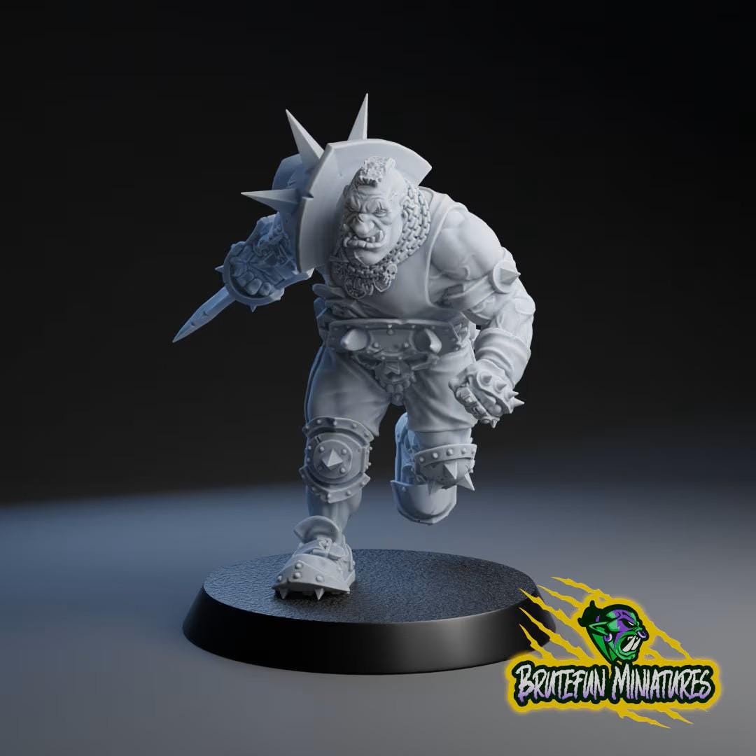 Ogre Star Player | Fantasy Football | Human Team | Star Player | Brutefun Miniatures