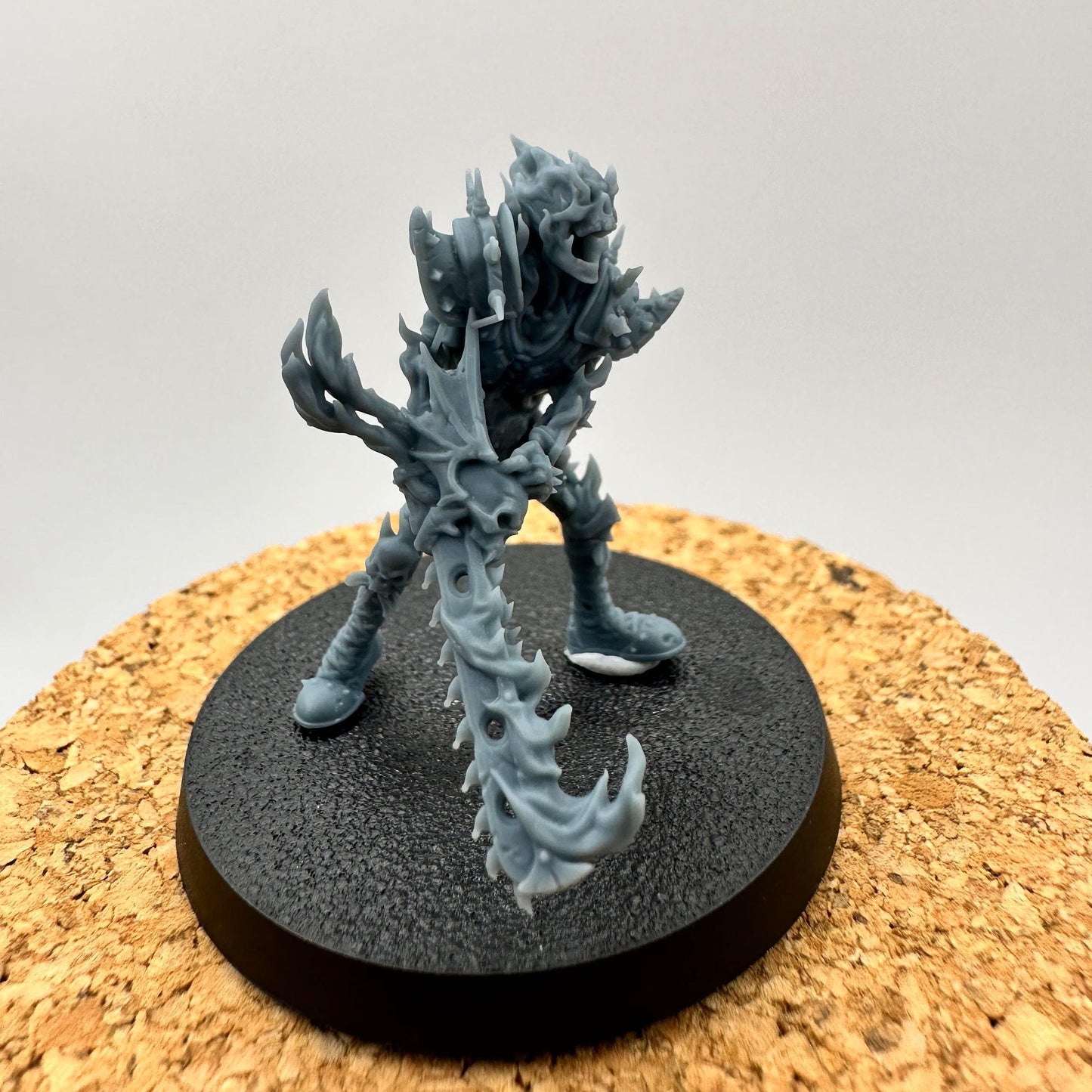 Skeleton Chainsaw Maniac Star Player | Fantasy Football | Necromantic Team | Brutefun Miniatures