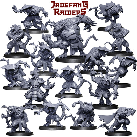 28mm Jadefang Raiders Fantasy Football Team