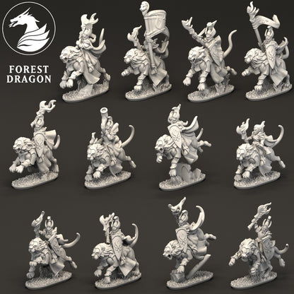Aurethil Court - 10mm Lion Cavalry
