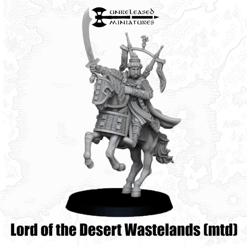 28mm Lord of Desert Wastelands (mtd)